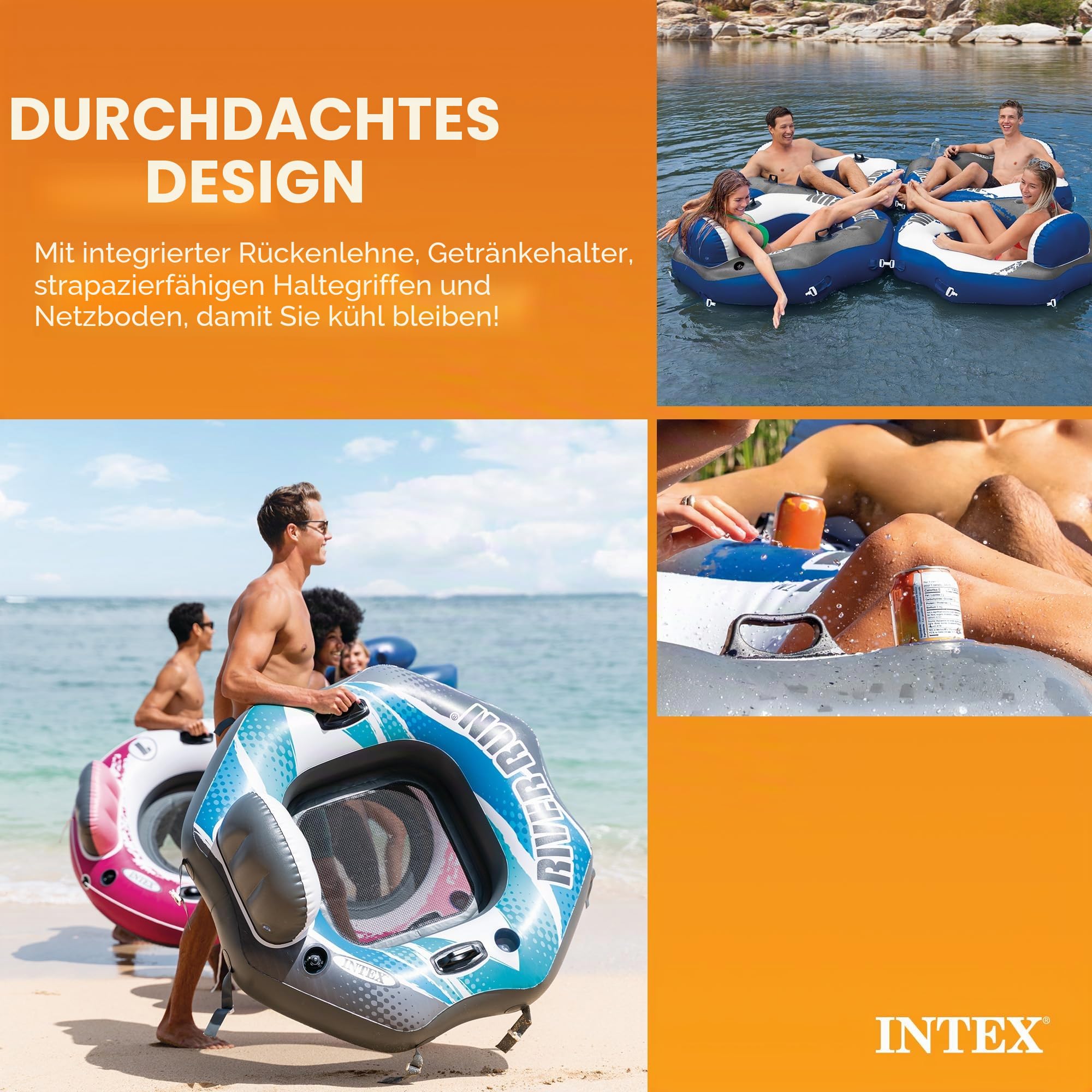 INTEX River Run Inflatable Floating Lounge