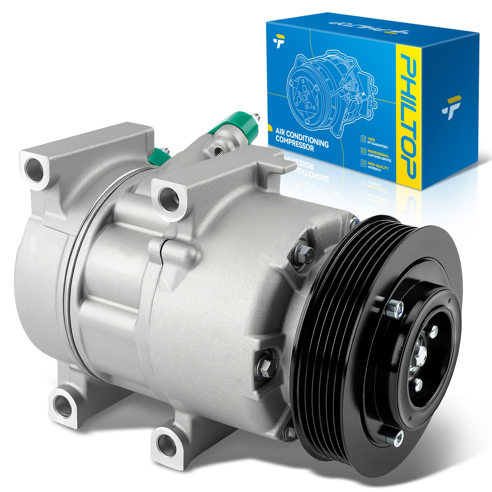 PHILTOP 4716058 NEW AC Compressor for Hyundai Sonata 2012-2014 2.0L