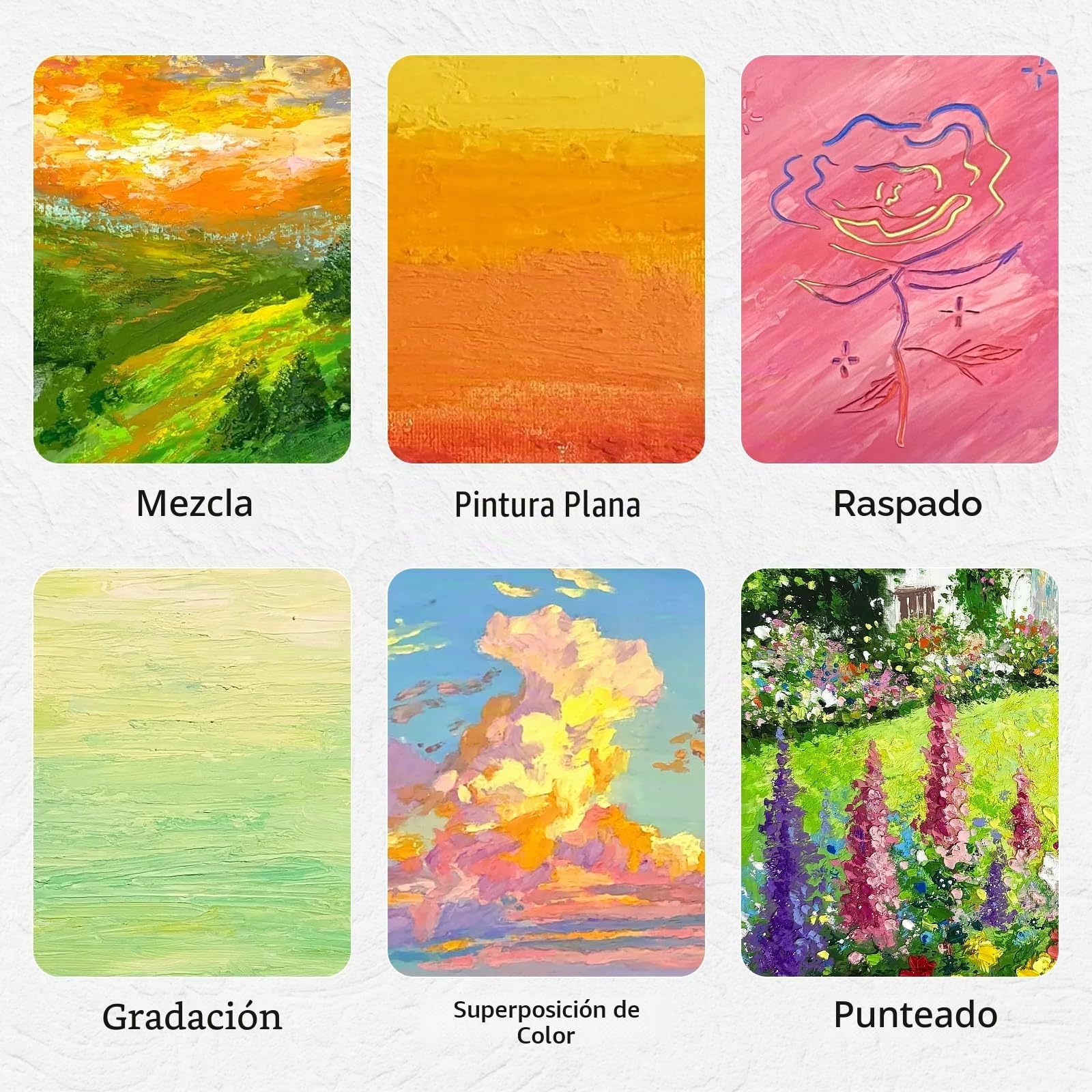LIGHTWISH Pasteles al óleo profesionales, 100 colores vibrantes más 4 blancos, juego de 104, pasteles de aceite suaves cremosos y pigmentados para mezclar, capas y sombreado