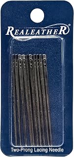 Realeather 2-Prong Lacing Needles (10-Pack)