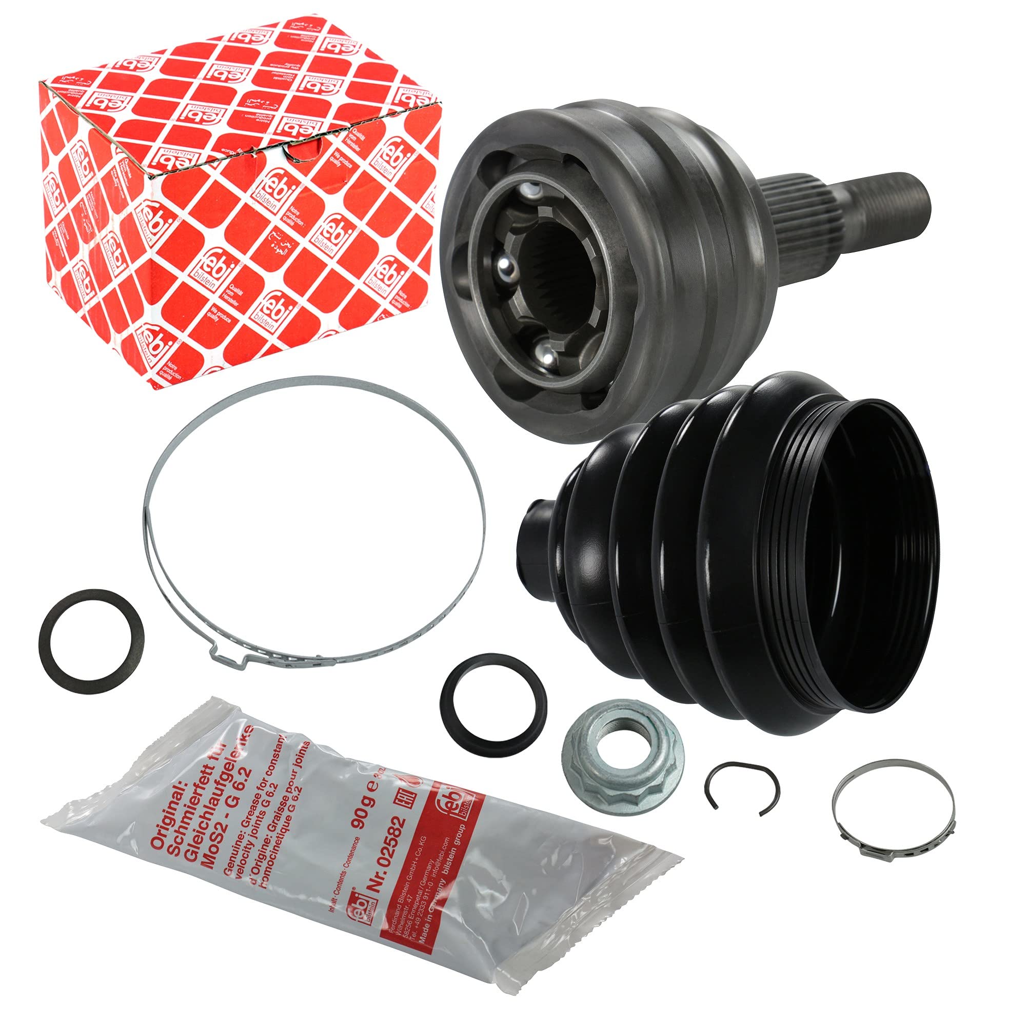 33252 FEBI BILSTEIN Gelenksatz, Antriebswelle Mit Fett, Mit Schellen, Thermoplast | AUTODOC Preis Und Erfahrung