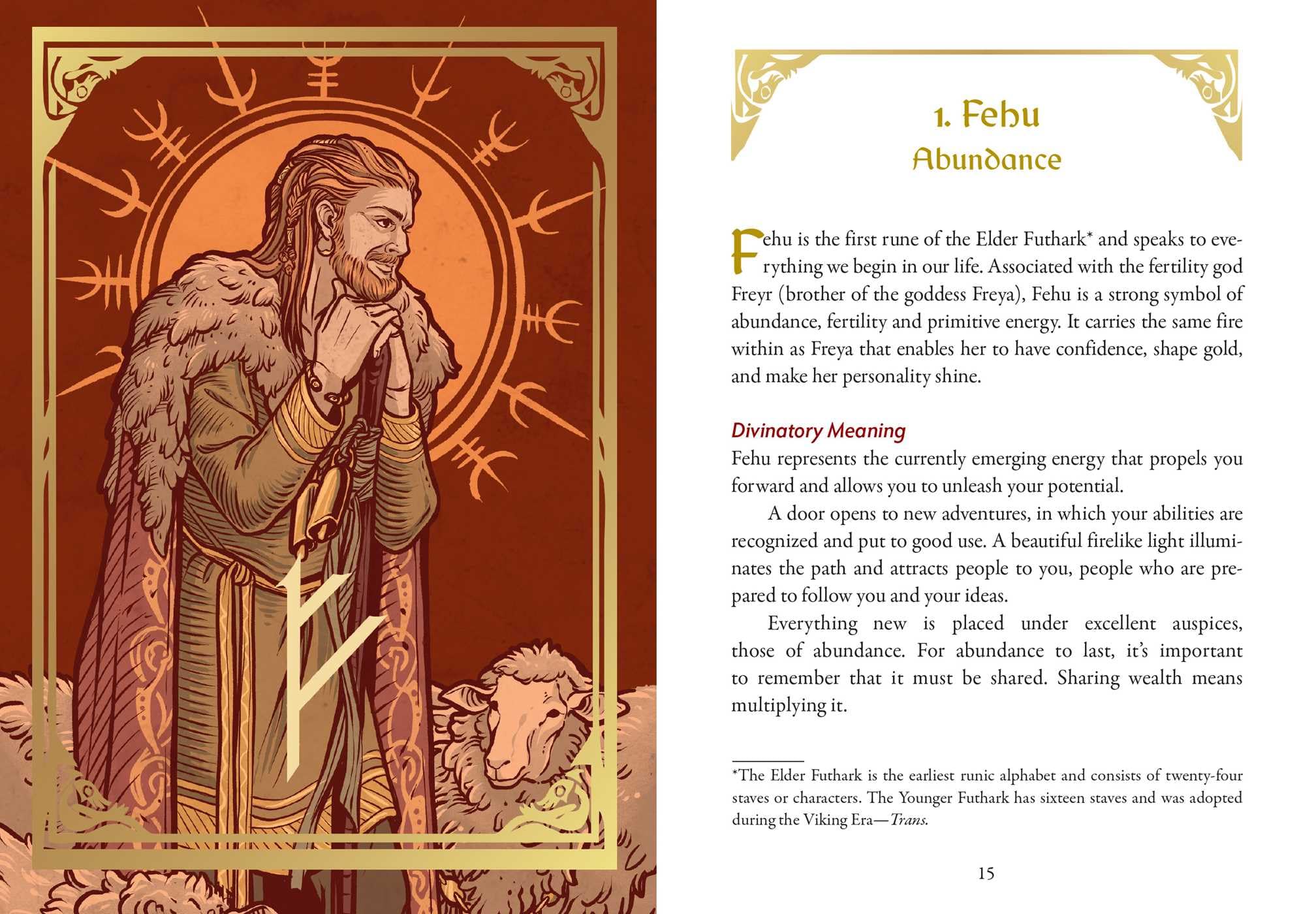 Runes and the Gods Oracle: 50 Cards and Guidebook
