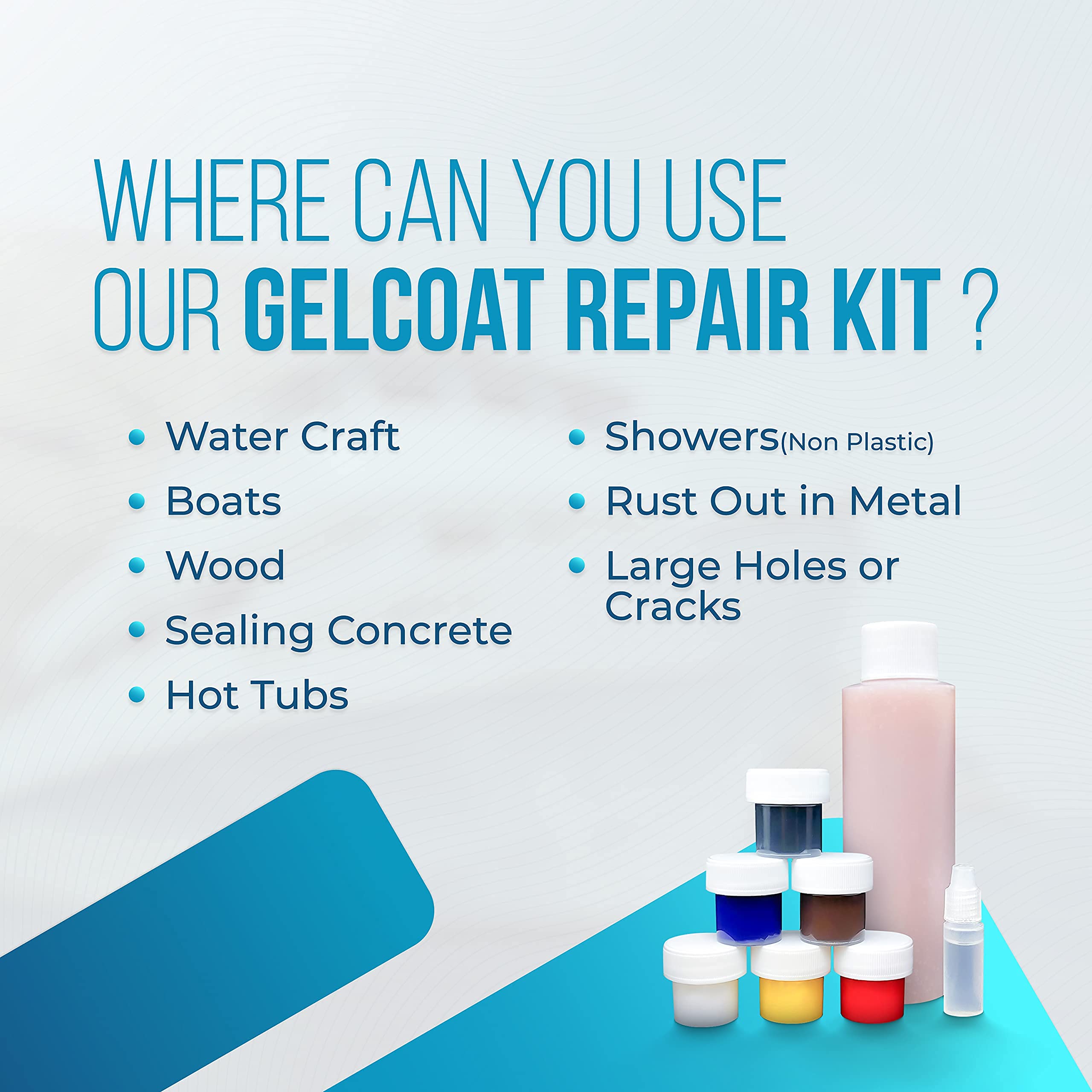 True Composites Premium Gelcoat Repair Set with Hardener