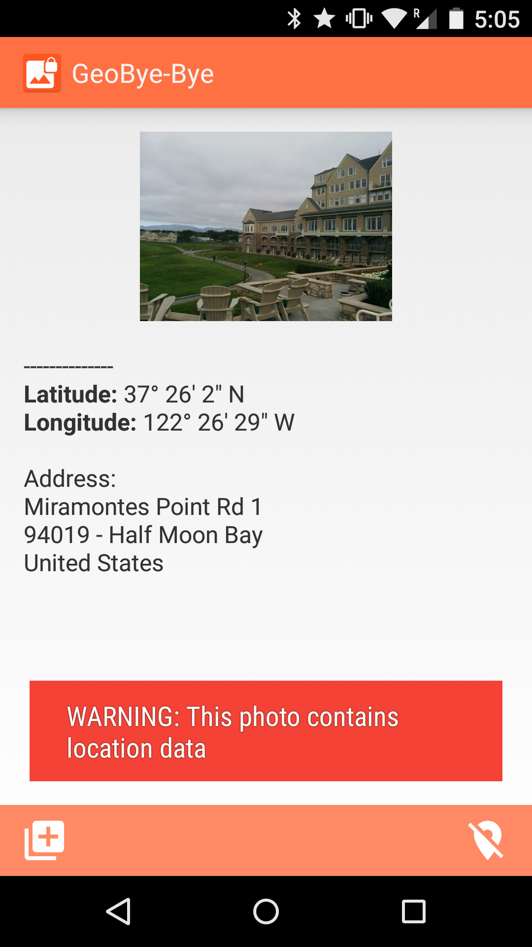 GeoByeBye Remove geotag App on the Amazon Appstore