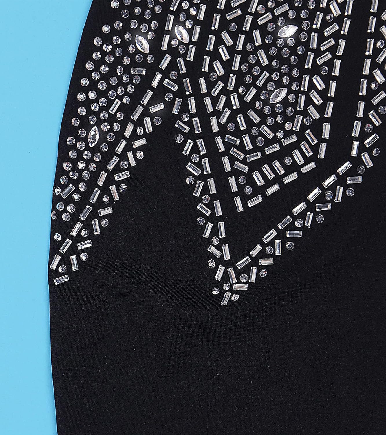 Nagfar Women Rhinestone and Sequin Birthday Party Sexy Club Night Out Holiday New Years Formal Dress - Image 3