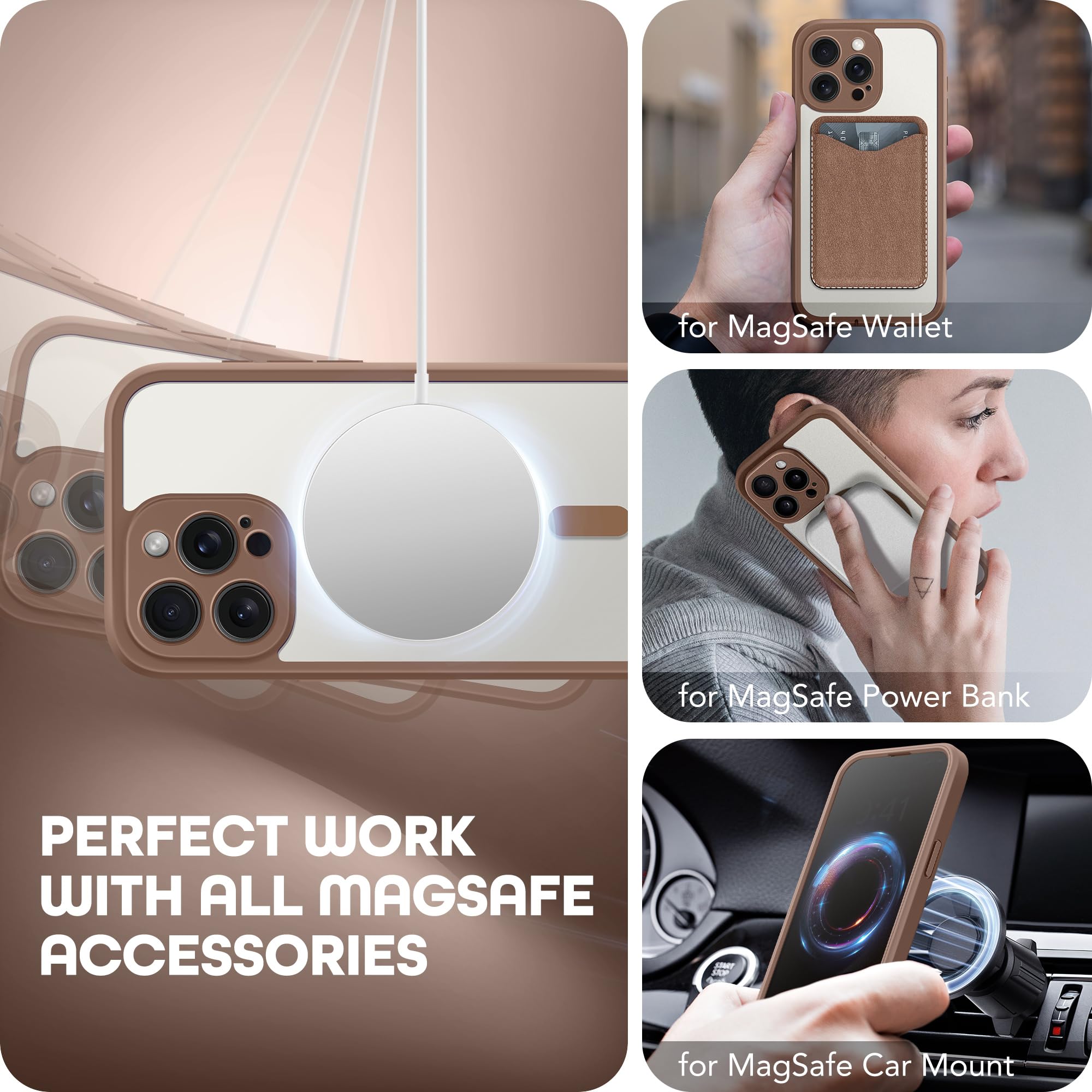 For IPhone 15 Pro Max Case With MagSafe, Privacy - View #5