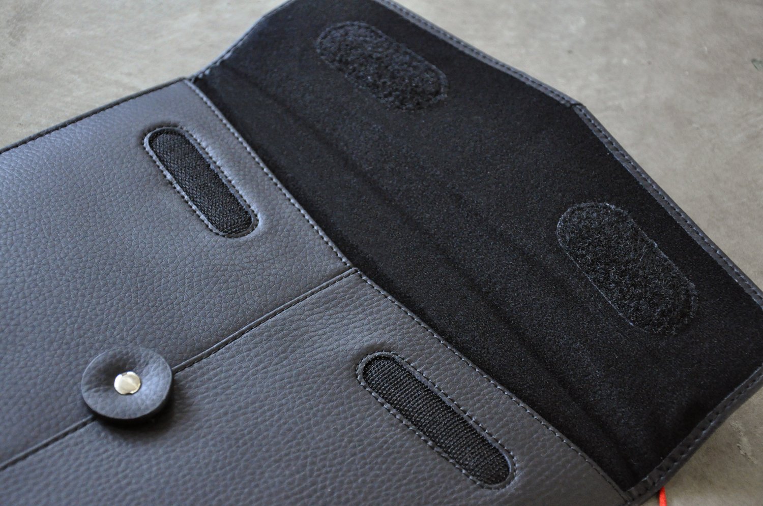 CivilianLab Manila - Funda para MacBook Air (Piel, 11"), diseño de sobre, Color Negro