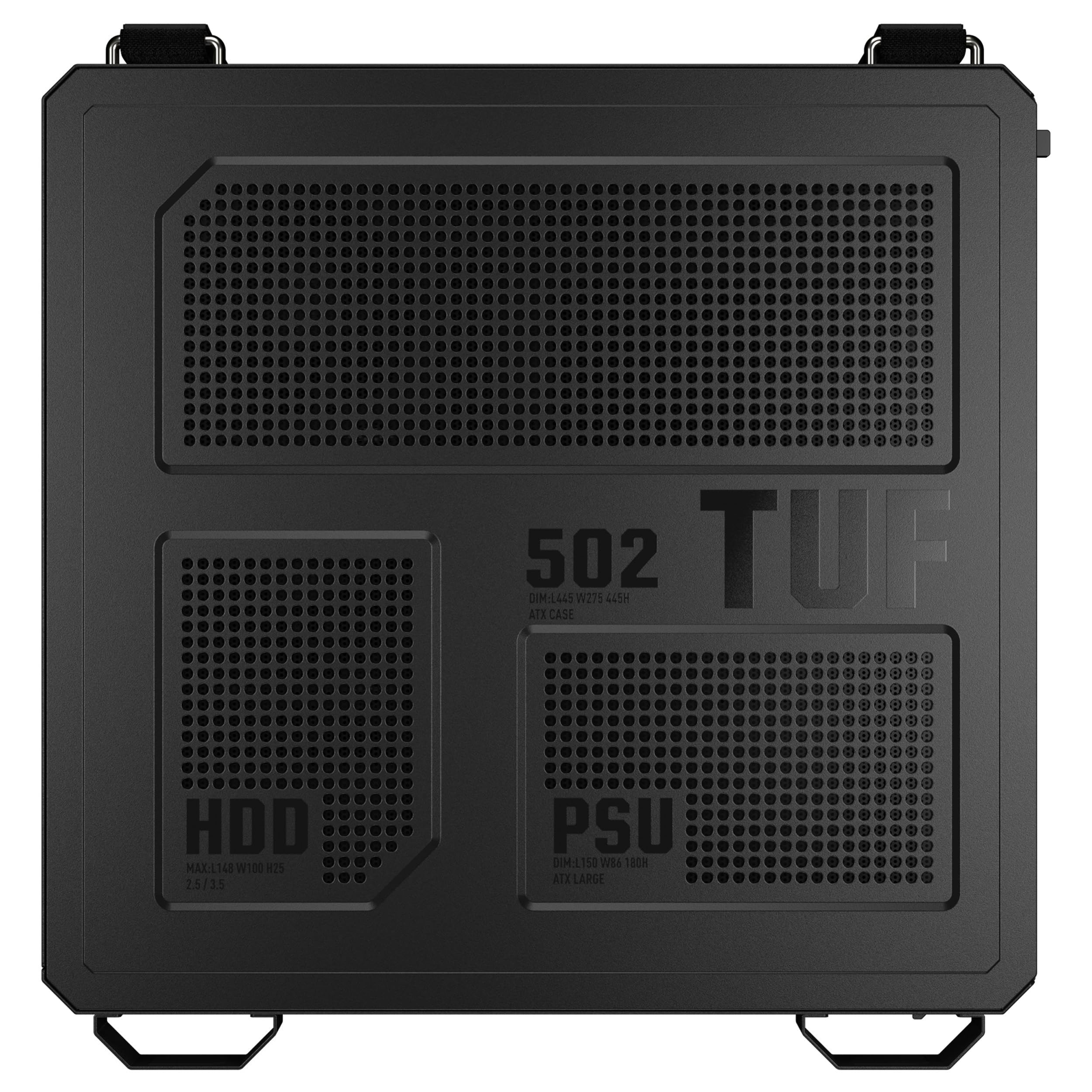 ASUS TUF Gaming GT502 Horizon Caja ATX Torre Mediana Doble Cámara USB 20 Gbps Tipo-C Negro