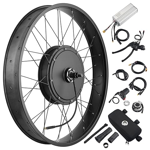 AW Electric Bicycle EBike Conversion Kit E-Bike Front Wheel Frame Kit 2026 48V 1000W for Fat Tire Bike Motor Kit AW Electric Bicycle EBike Conversion Kit E-Bike Front Wheel Frame Kit 2026 48V 1000W for Fat Tire Bike Motor Kit