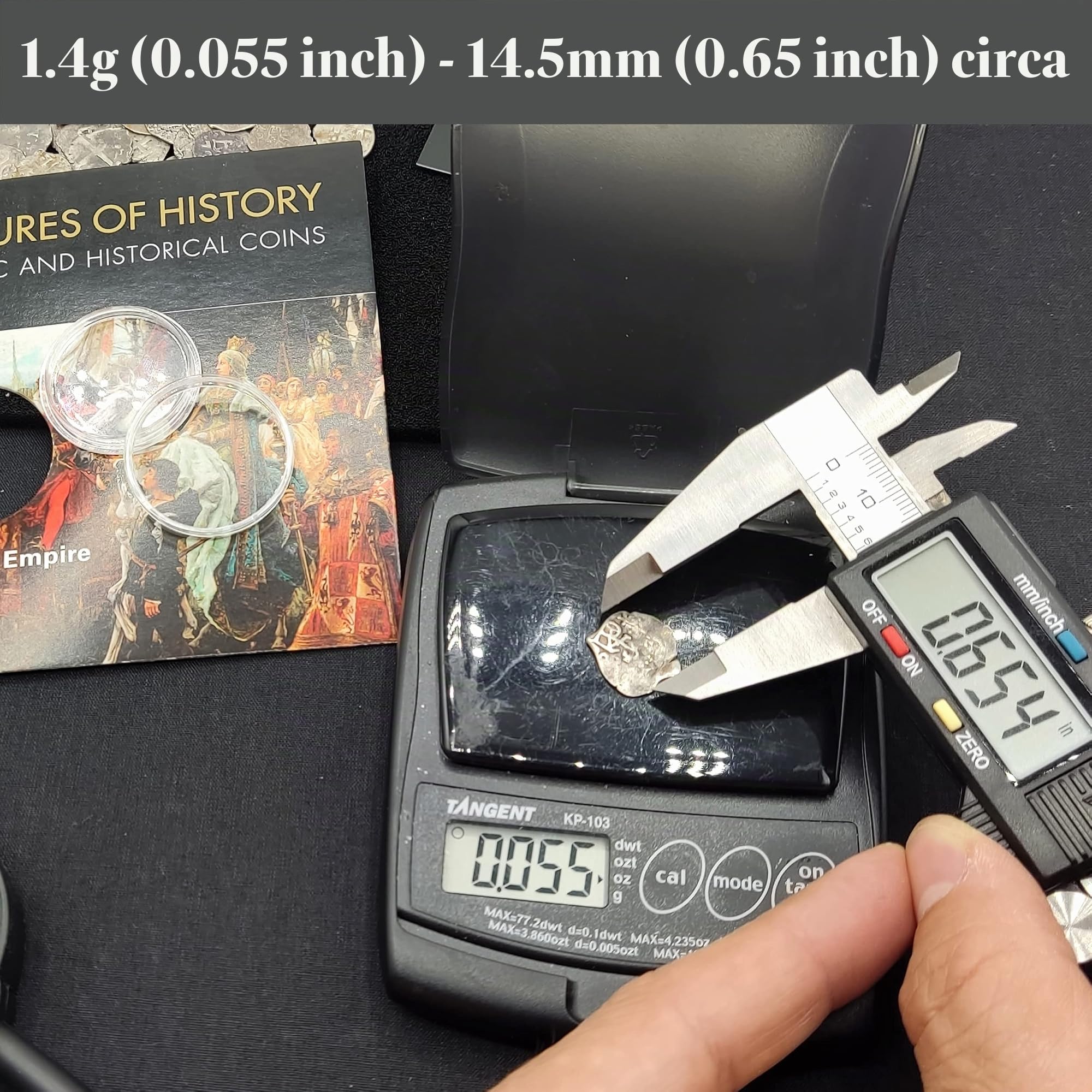 IMPACTO COLECCIONABLES Monete di Spagna - Moneta d'Argento delle antiche colonie spagnole. Coniata tra Il 1700 e Il 1746