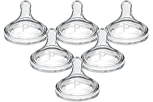 Dr. Brown's Preemie Wide-Neck Baby Bottles with Preemie Flow Nipples