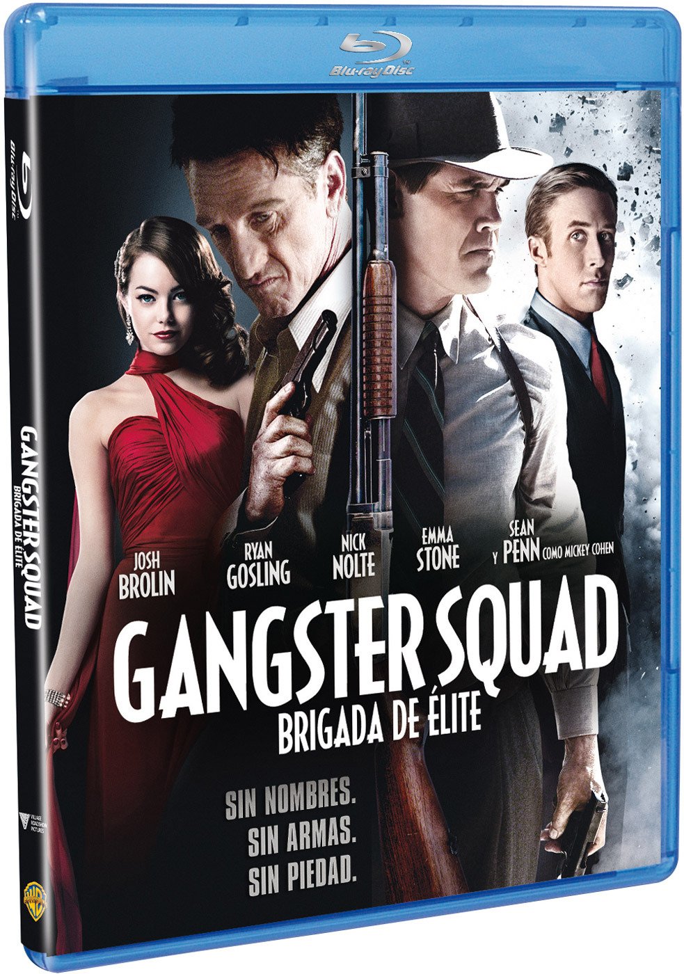 Gangster Squad Blu-Ray con masterización digital superior para pantallas de gran formato