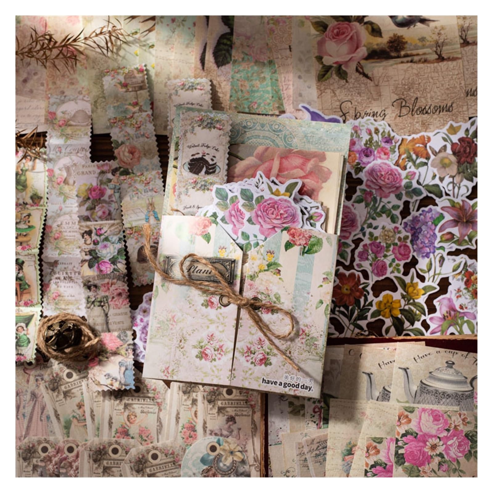 prima スクラップブッキング フラワーセット