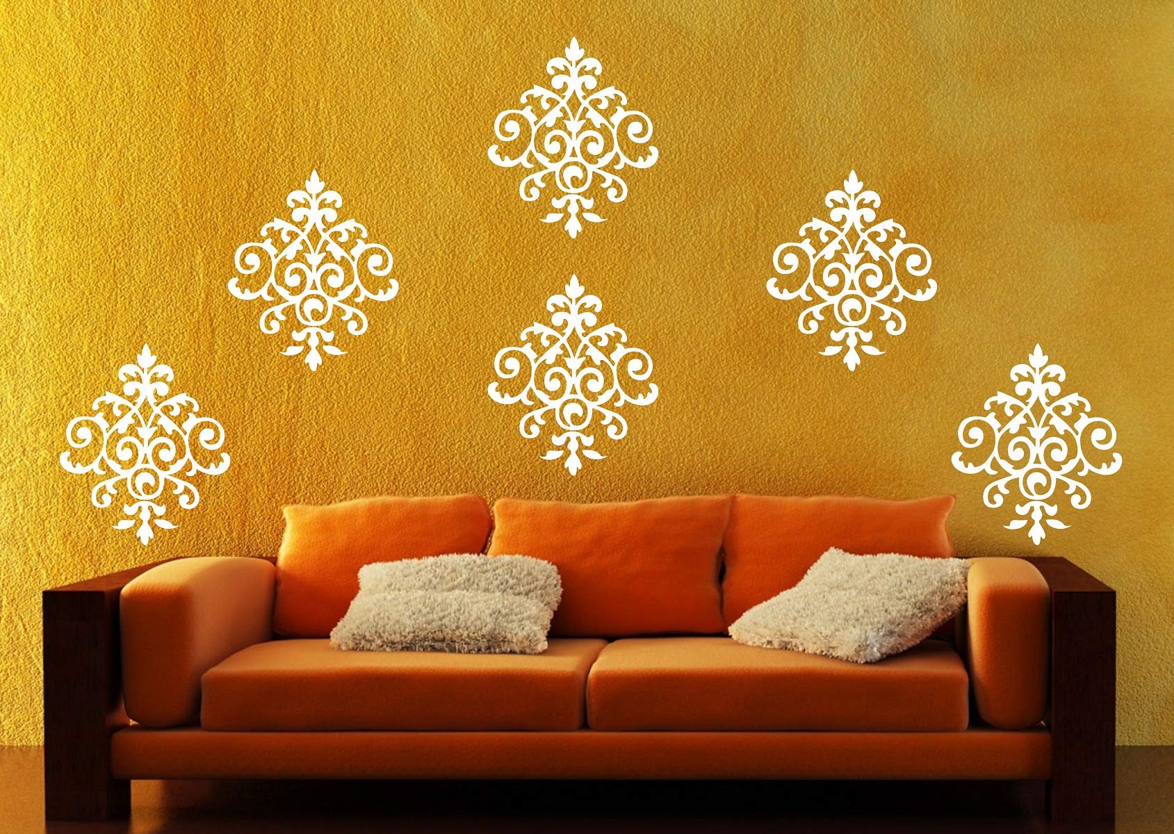 Decor Villa Mash kolam mootif Wall Sticker and Decal (PVC Vinyl,Sheet Size -58 cm x 76 cm) 6 Pic. (B01MS6FDPU) Amazon Price History, Amazon Price Tracker