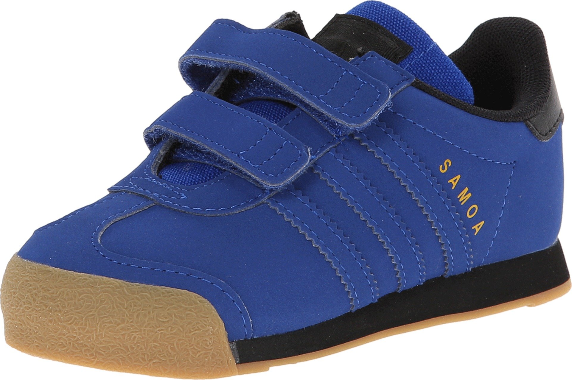 Adidas Samoa Cf I Infant Kids Shoes Royal Black Gold | Desertcart Aruba
