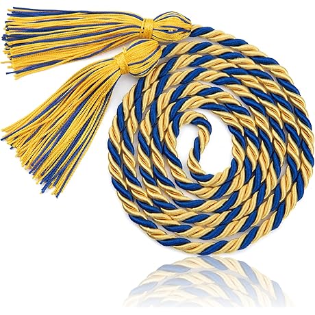 Blue and Gold Graduation Cords 2024: Express Your Academic Journey
