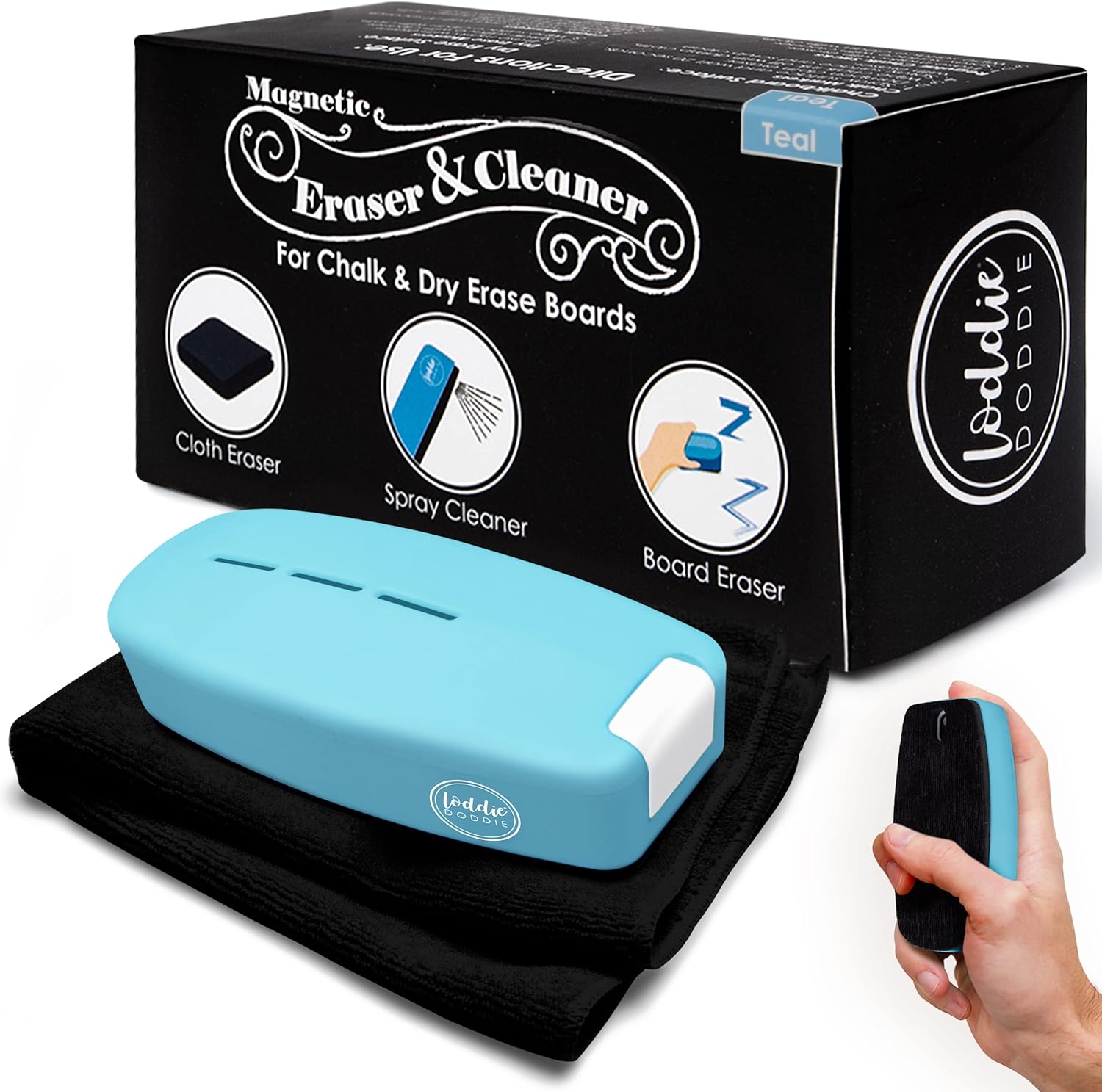 Loddie Doddie 2 in 1 Dry Erase Eraser White