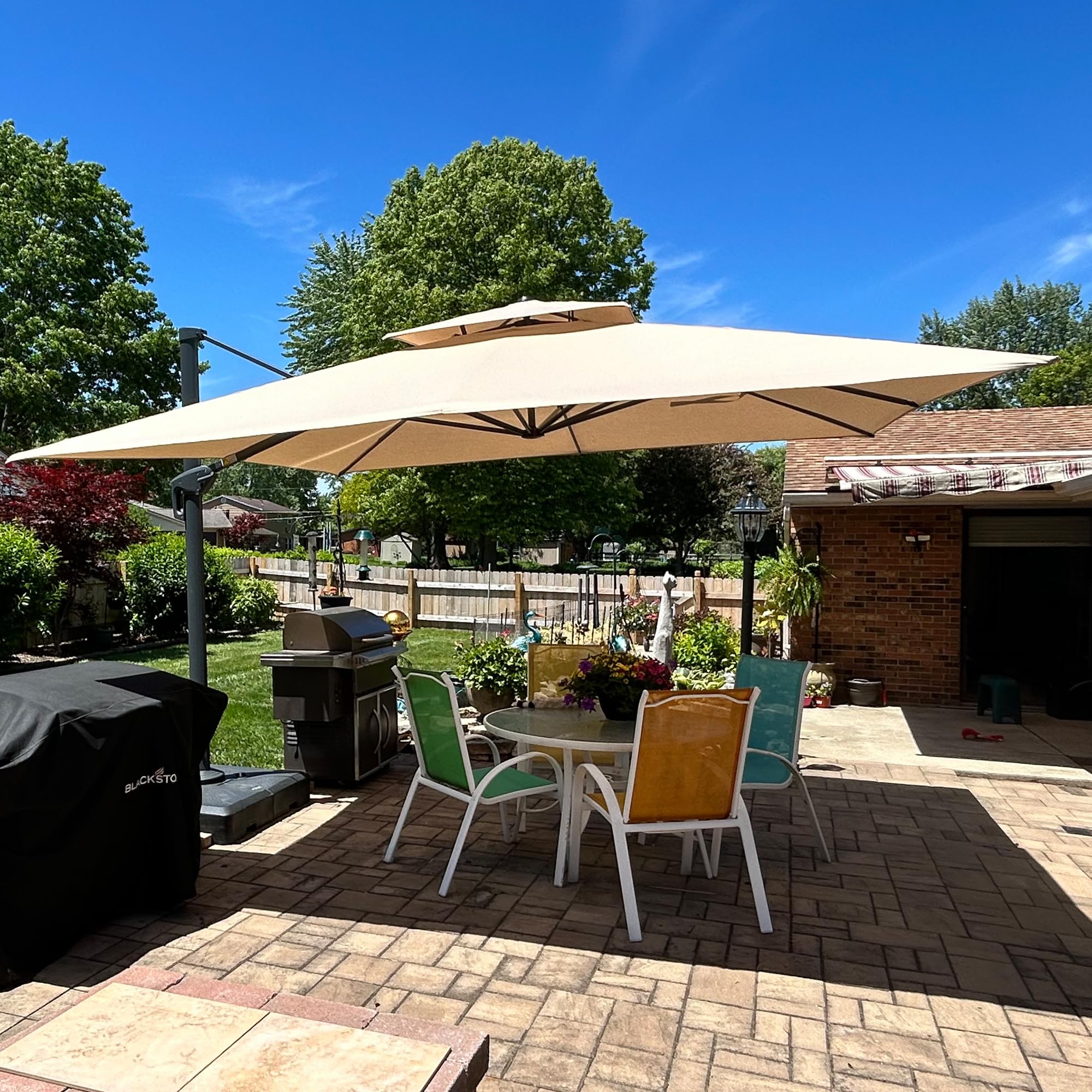PURPLE LEAF Cantilever Umbrella
