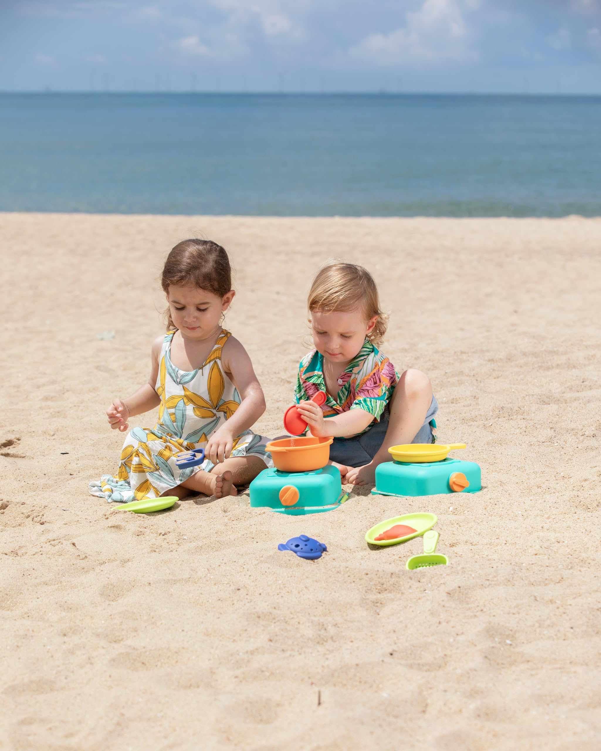 Hape Piaskowa kuchnia – zestaw do gotowania, zabawka plażowa, zabawka do piasku, od 18 miesięcy