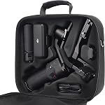 RS 3 Mini Case, Waterproof Storage Shoulder Bag Travel Carrying Case for DJI RS 3 Mini/Creator Combo, 3-Axis Gimbal Lightweight Stabilizer Accessories