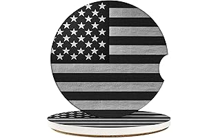 Britimes Ceramic Stone Car Cup Coasters For Drinks