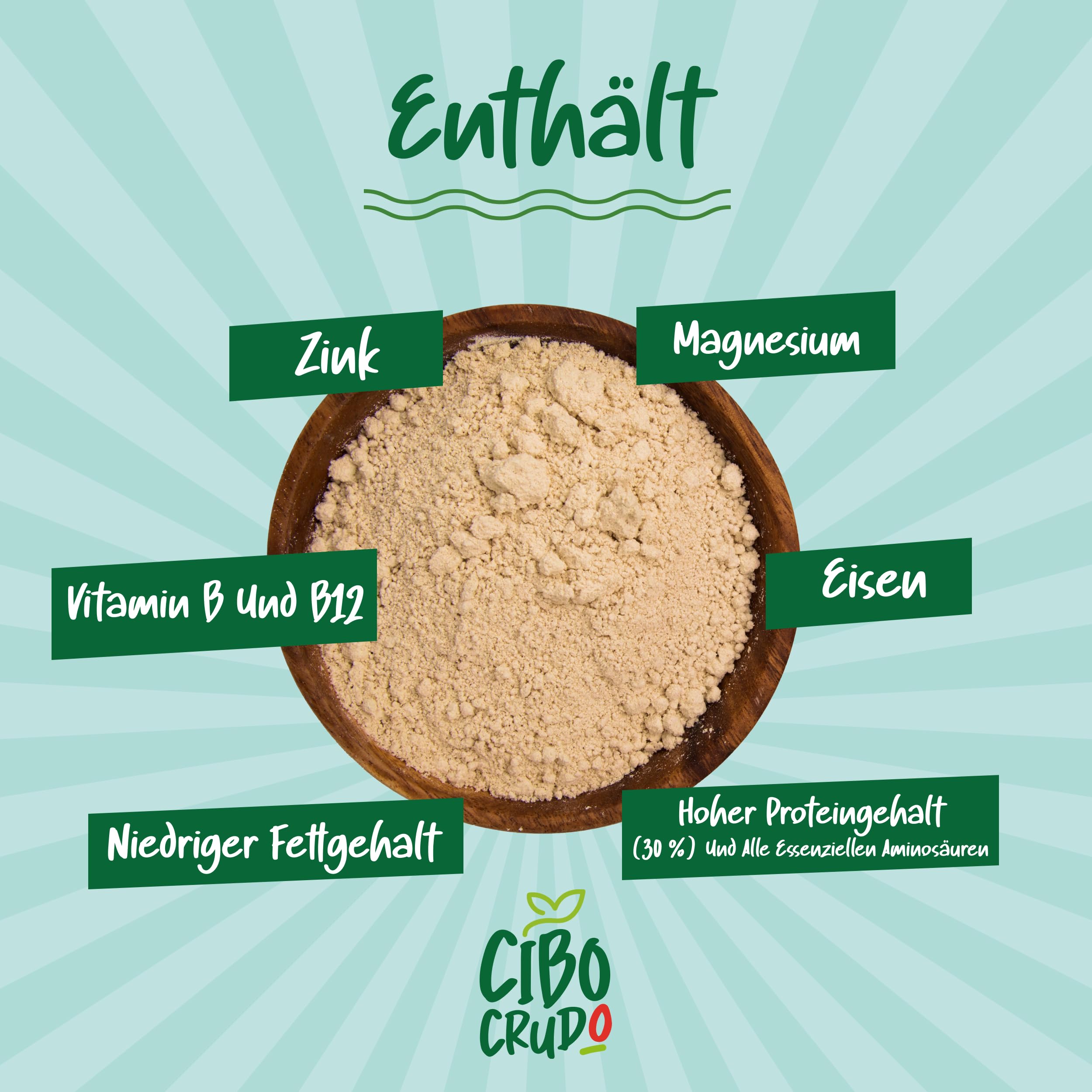Hefeflocken Bio Vegan - 500g. Nährhefe Bio Trocken. Von Natur aus Glutenfrei Laktosefrei und Backtriebmittel. Alternative für Bierhefe und Käse. Nutritional Yeast Organic Flakes.