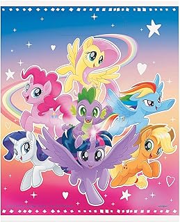 Fun Express - My Little Pony Loot Bags, 8ct for Birthday - Party Supplies - Licensed Tableware - Misc Licensed Tableware - Birthday - 8 Pieces
