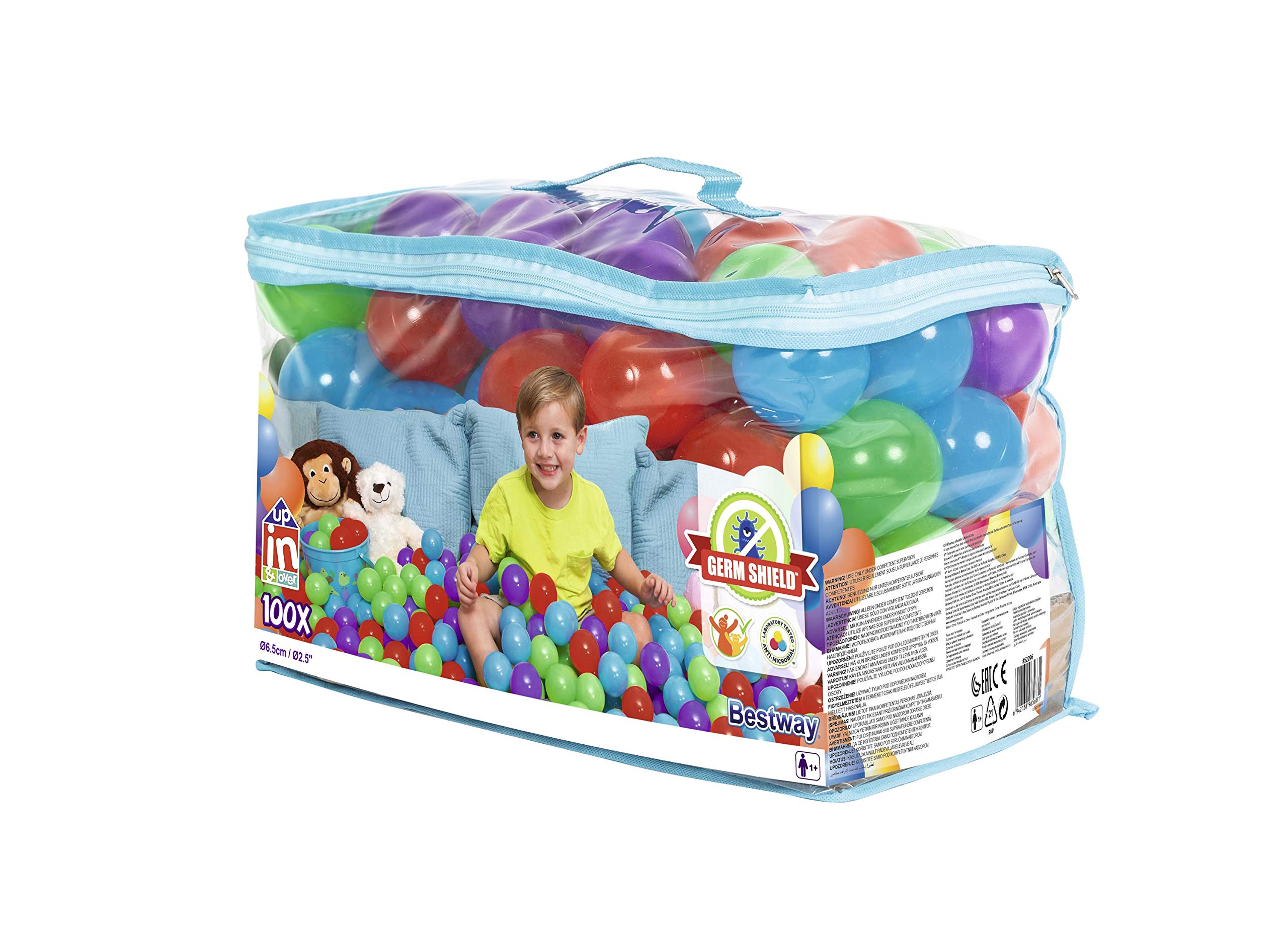 Bestway 52296 Sacca con Palline Colorate Anti-Microbi
