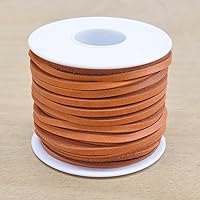 Vista 1 de Carrete de encaje de cuero naranja quemado piel vaca 1/8" x 50 pies 5-6 oz Latigo