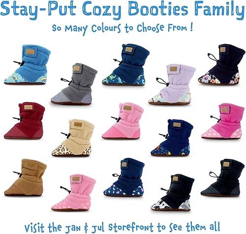 Miniatura 7 de JAN & JUL Botines cómodos para bebés y niños pequeños que se mantienen en su lugar