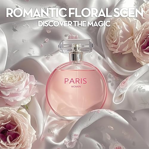 Miniatura 8 de Juego de 4 Perfumes para Mujer - Set de Regalo de Fragancia Floral con Vainilla, Dulce Afrutado, Eau De Parfume  3.4 Fl Oz Cada Una Colonia para