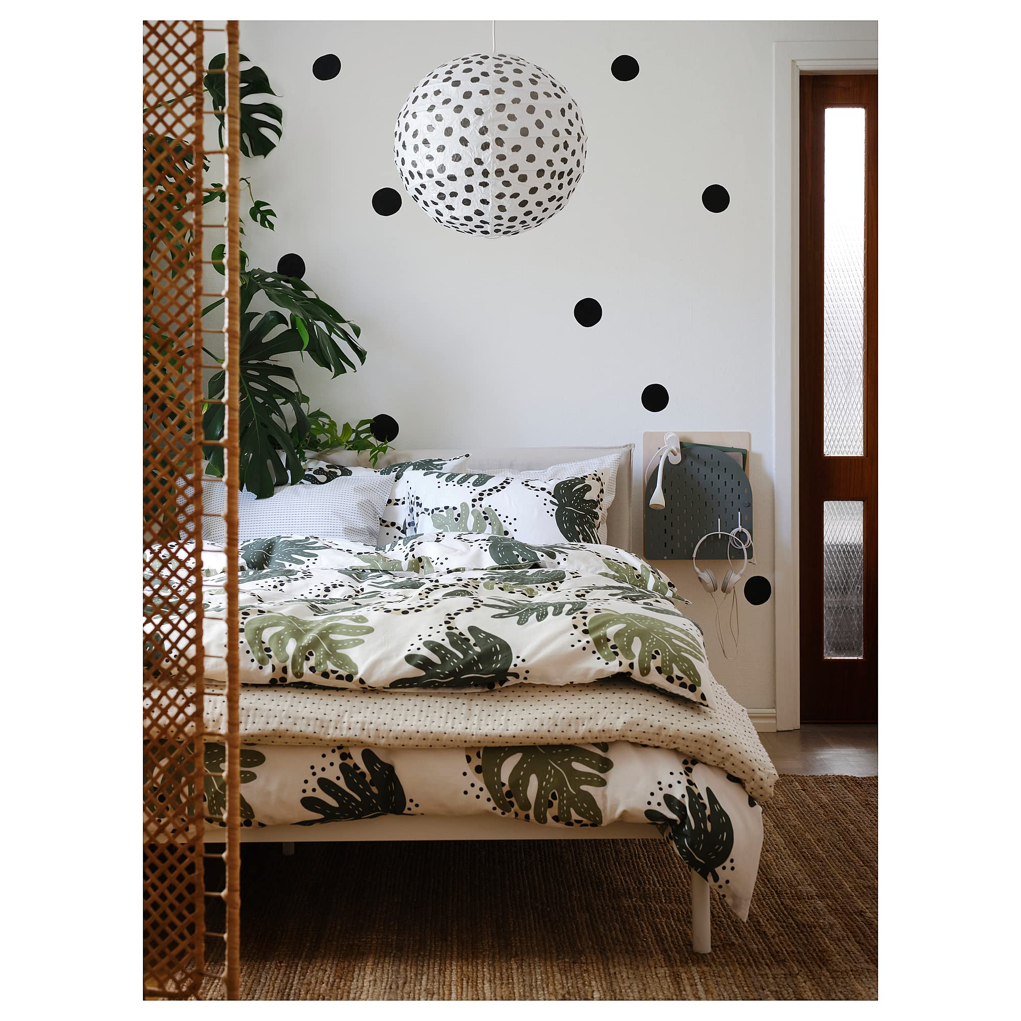 IKEA SVARTKLINT Bettbezug und 2 Kissenbezge 200x200/50x60 cm  hellrosa/dunkelrosa : Amazon.de: Kche, Haushalt & Wohnen