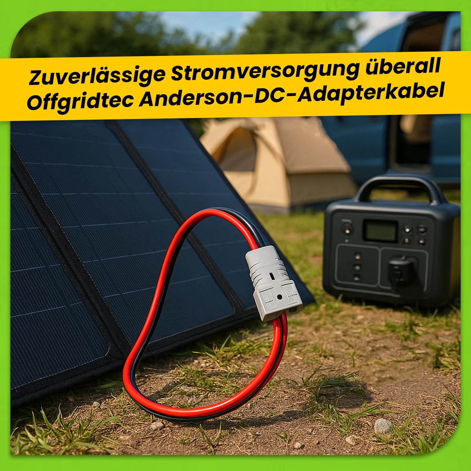 Offgridtec® Anderson przedłużacz 3 m do modułów Offgridtec FSP i walizki solarnej