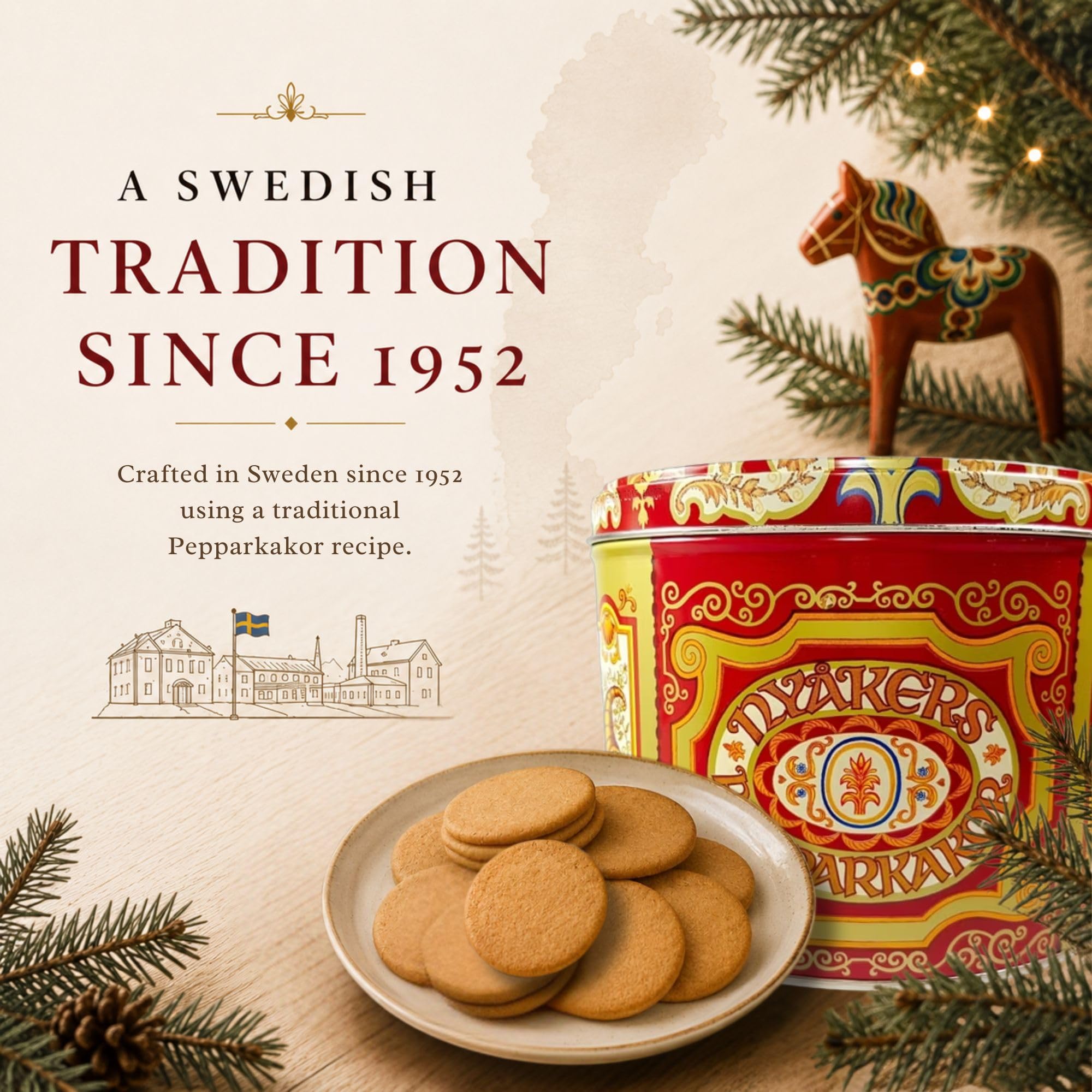 Amazon.com: Nyakers Traditional Ginger Snap Cookies, Baked in