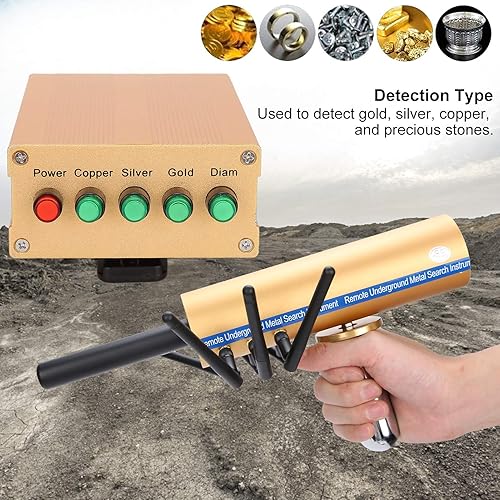 Miniatura 4 de Detector de metales de mano de largo alcance detector de oro buscador herramienta de detección con 6 antenas 12V 1000-1600mAh (enchufe de EE. UU.