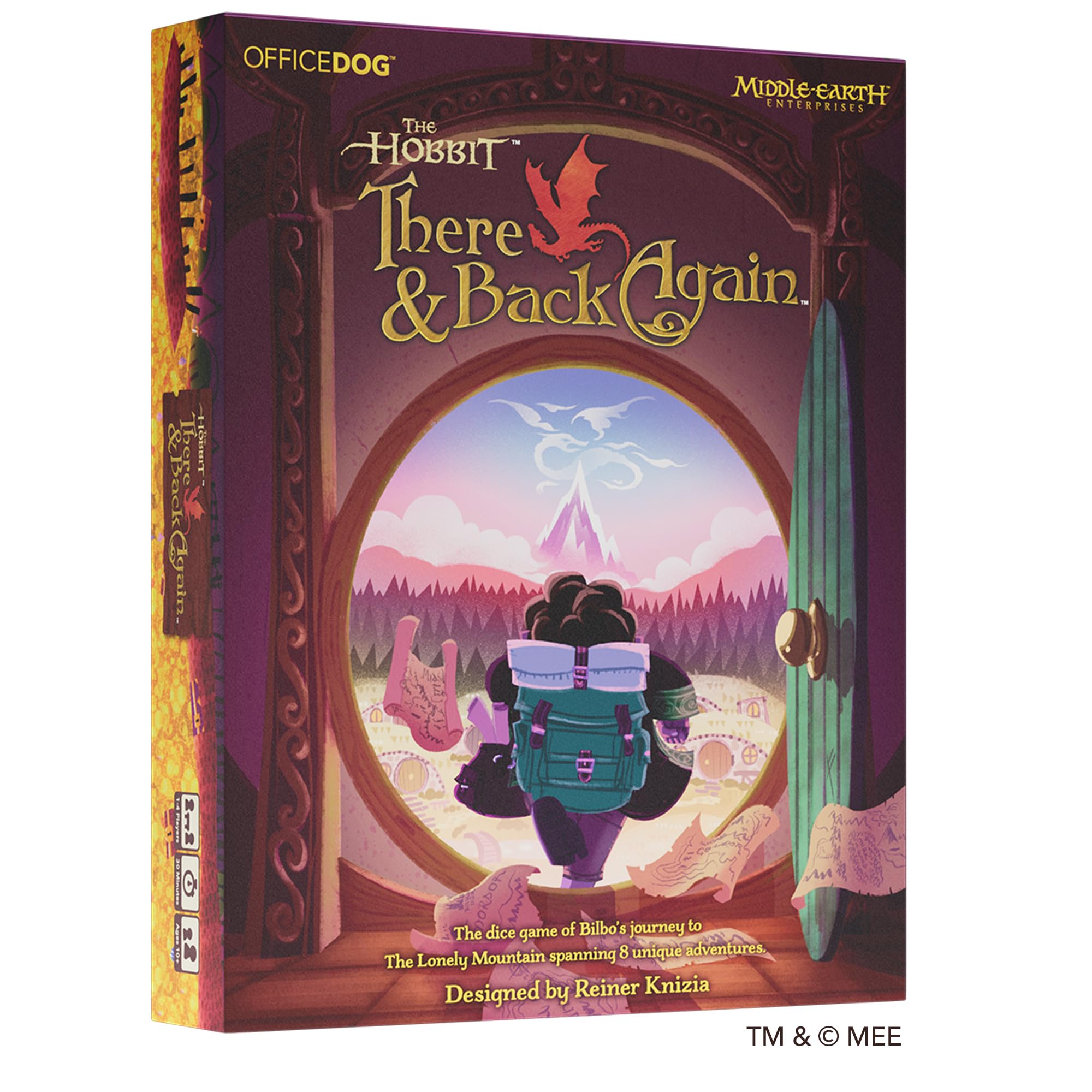Asmodee | The Hobbit: There and Back Again | Dice Strategy Game | Ages 10+ | 1-4 Players | 30+ Minutes Playing Time