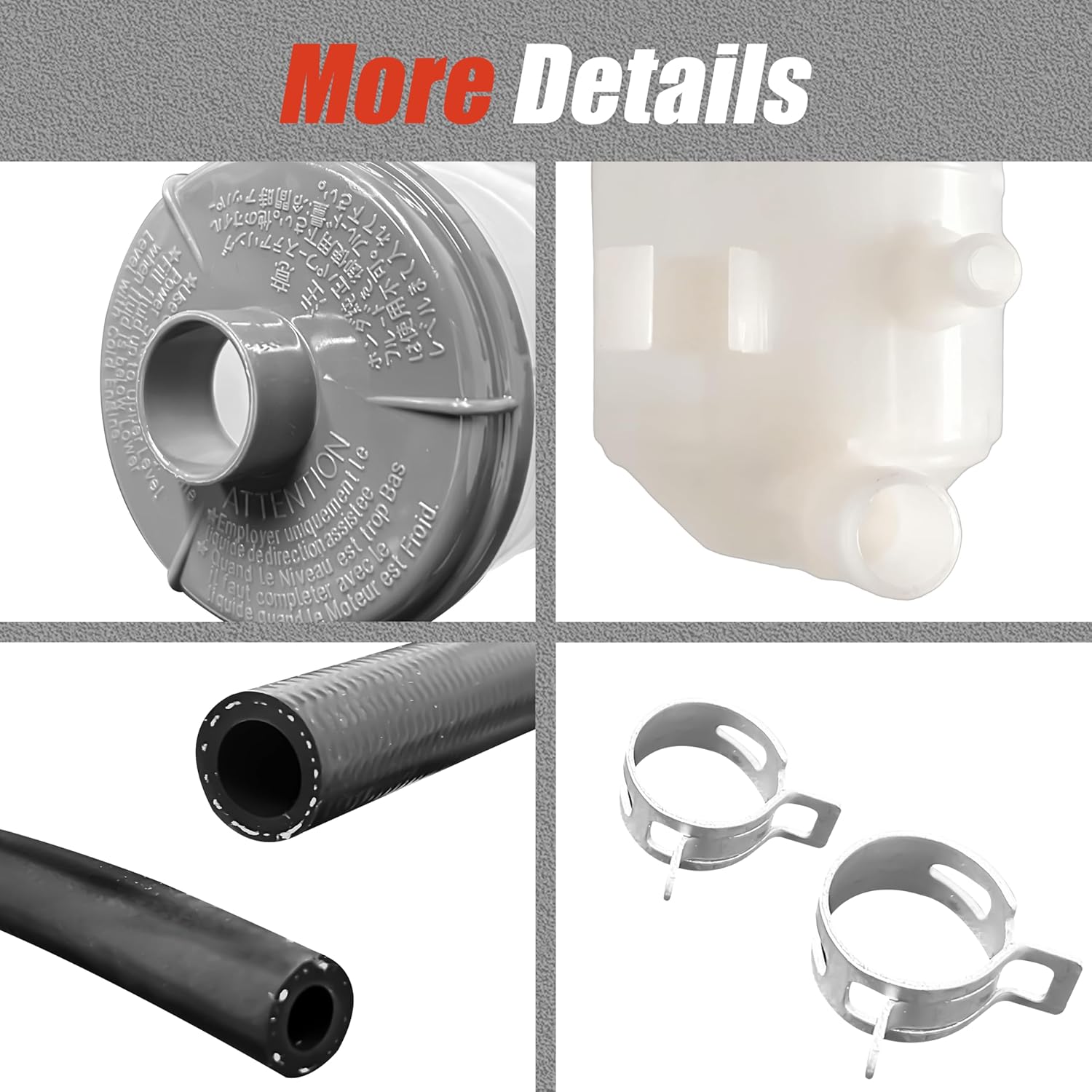 Power Steering Reservoir Kits For Honda CR-V CRV 2007-2011 53701SWAA01 With Suction Line Hose Return Lines Hoses clamps 53701-SWA-A01 53701-SWN-P01