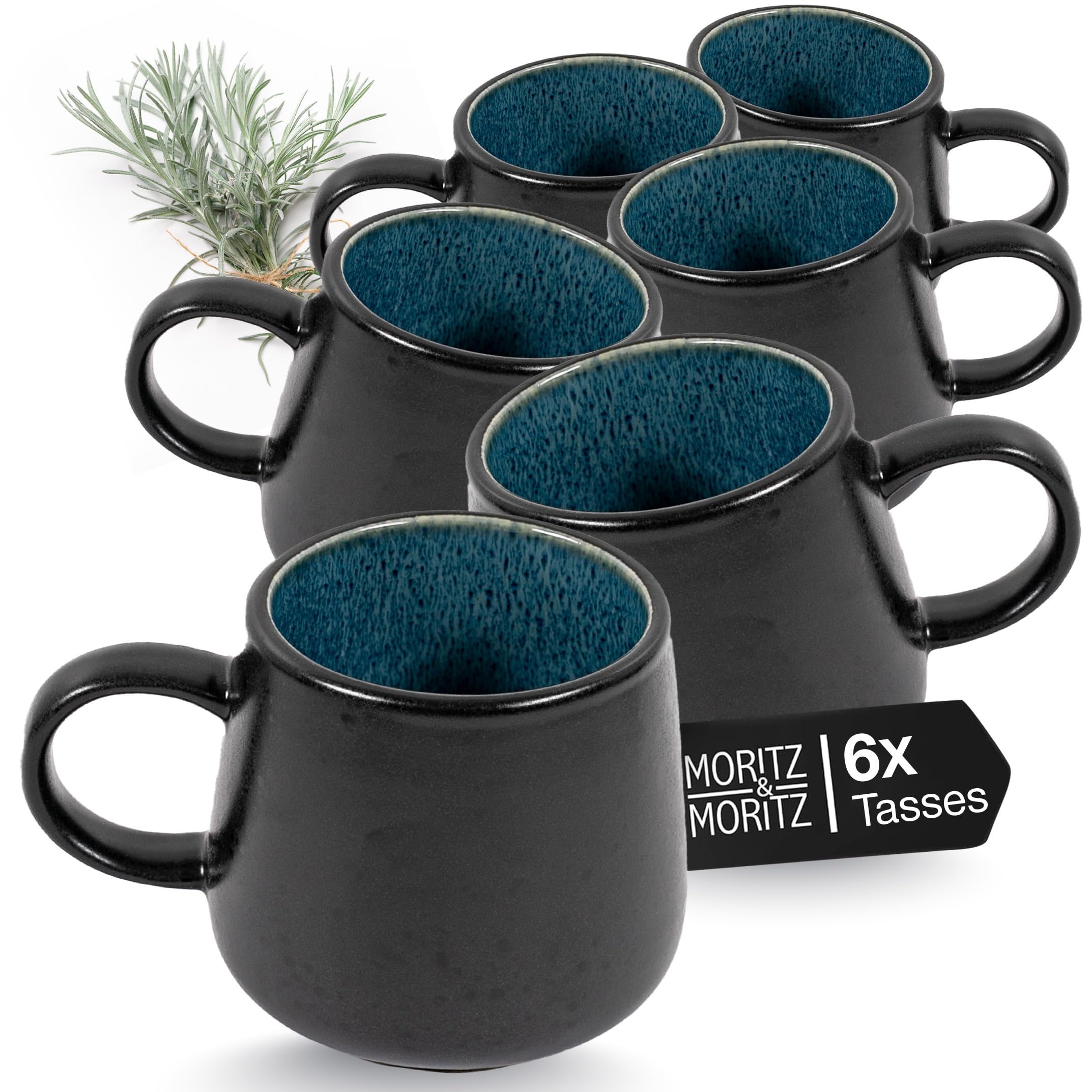 SOLID Kaffee Tassen Set 4tlg Bunt - Spülmaschinen- & Mikrowellengeeignet SOLID Kaffee Tassen Set 4tlg Bunt - Spülmaschinen- & Mikrowellengeeignet