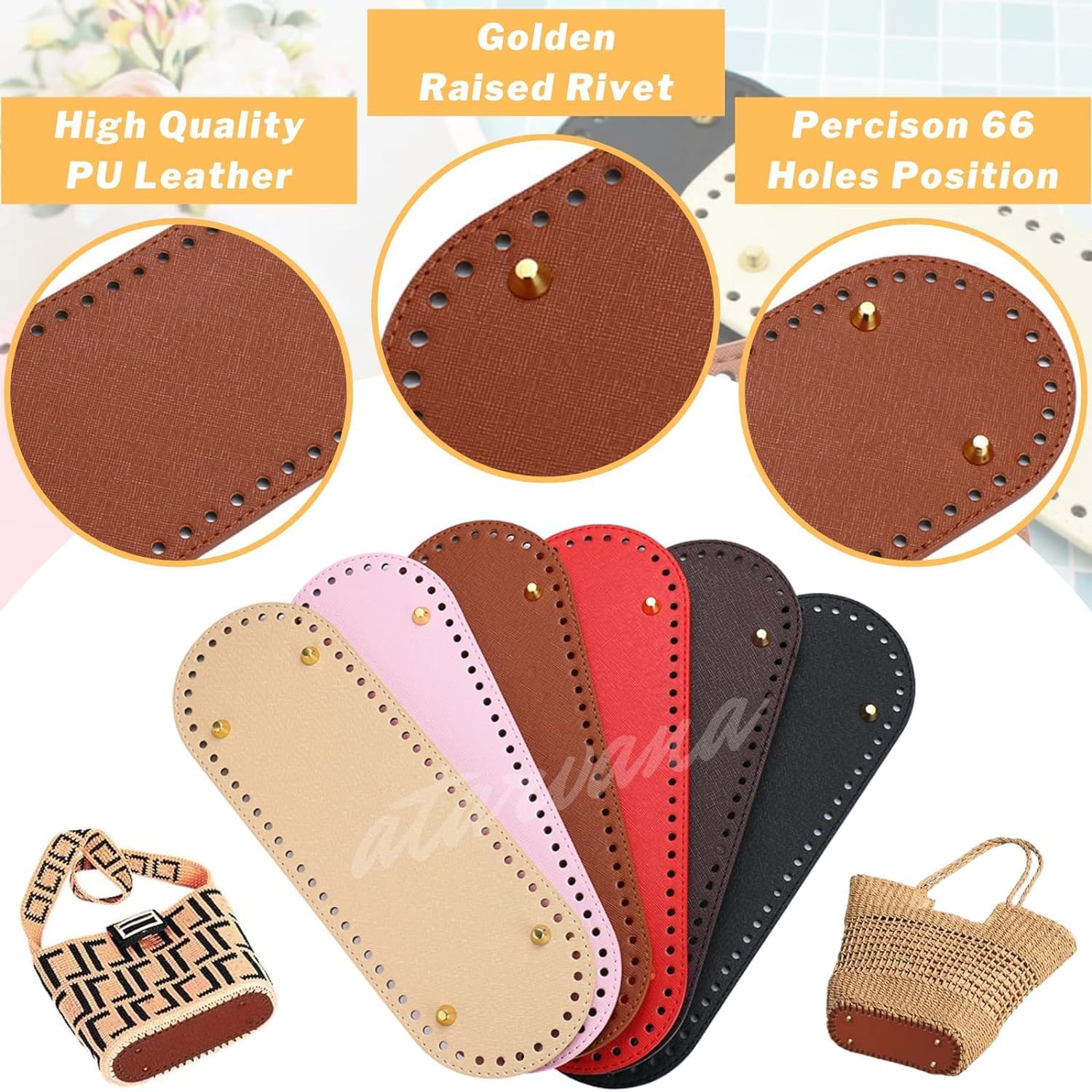 Leather Purse Bases - Handmade Bag Supplies -7