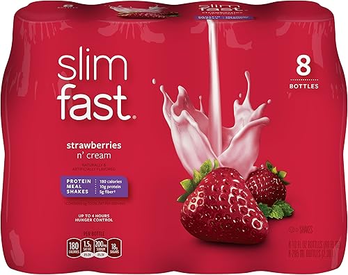 Miniatura 6 de SlimFast Botellas listas para beber batido de repuesto de vainilla francesa 10 onzas 8 unidades
