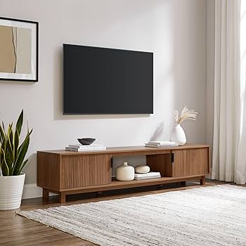 Amazon.com: Walker Edison Arundo Fluted TV Stand for TVs up