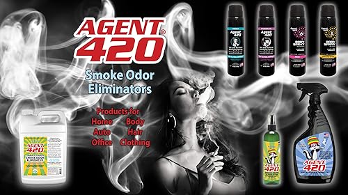 Miniatura 2 de AGENT - Aerosol destruidor de olores de cannabis de 420 a 22 onzas para eliminar el humo del cigarrillo o la mayoría de los olores no deseados en tu