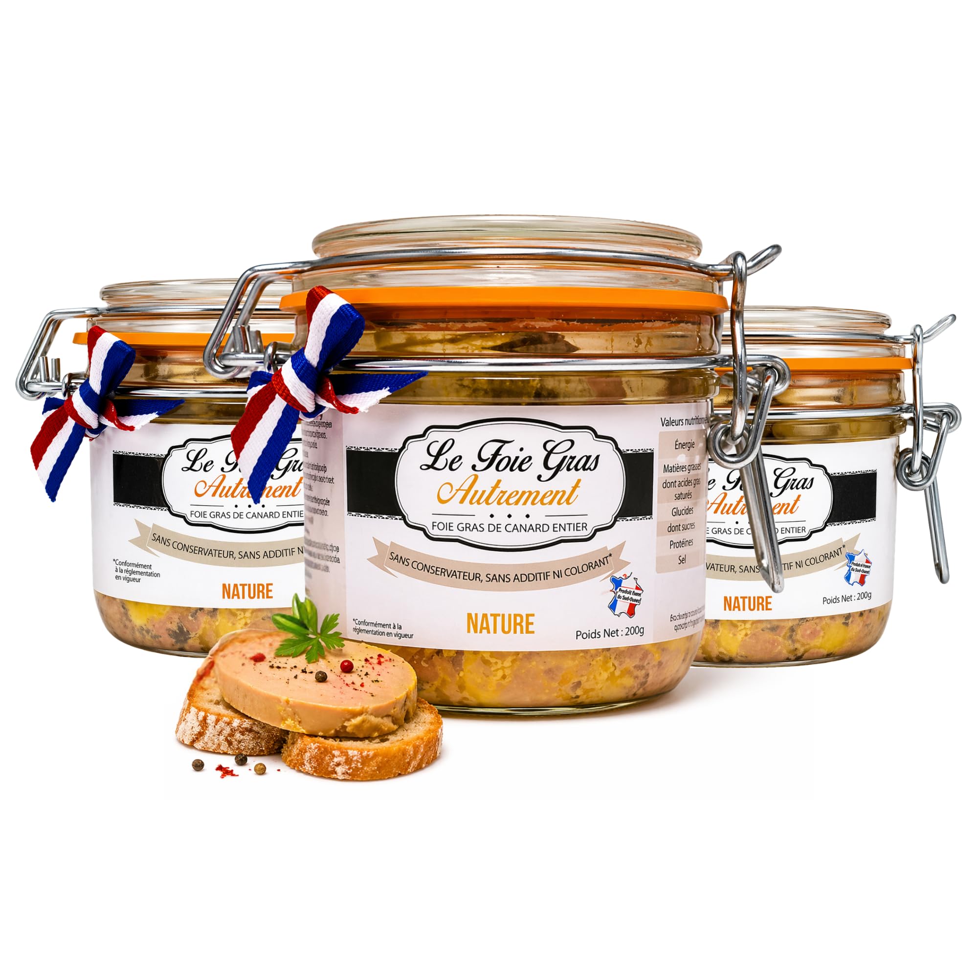 Natural Whole Duck Foie Gras 200 g - Relais Gourmet