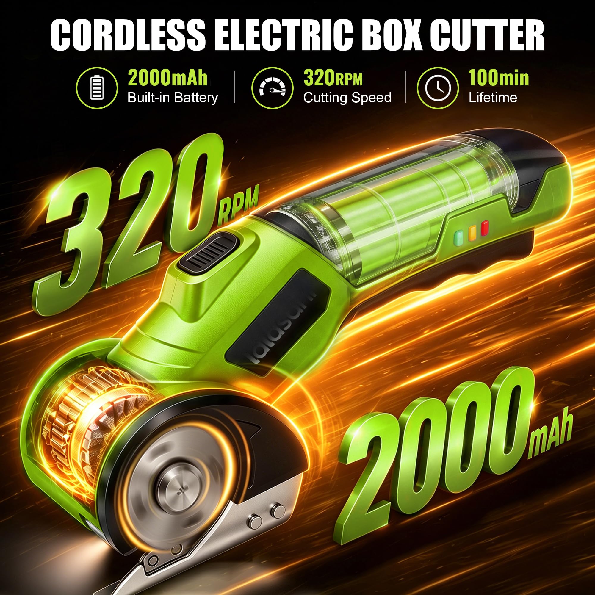 Cordless Electric Scissors - Cut Cardboard & More! -2 Cordless Electric Scissors - Cut Cardboard & More! -2