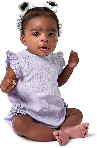 Miniatura 2 de Gerber Mameluco sin mangas con volantes para bebé niña