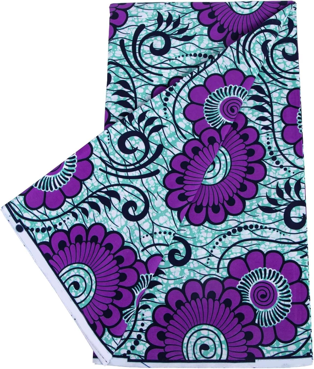 6 Yards African Ankara Wax Print Cotton Fabric Used for Clothing Sewing Material