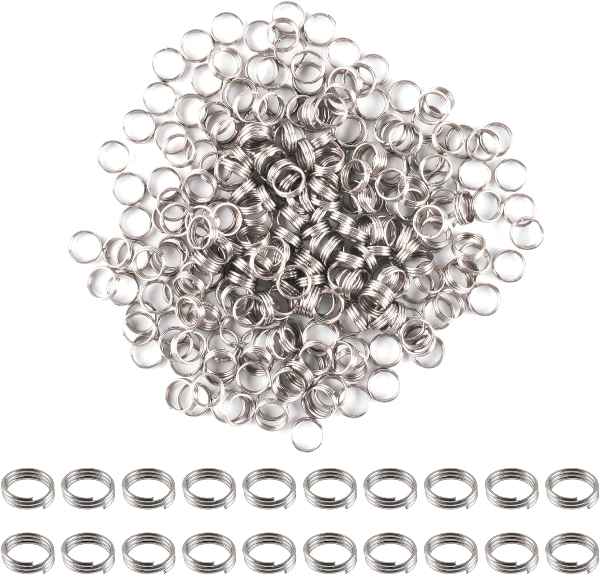 Spring O Rings,200pcs Metal Rings for Dart Nylon Shafts,Dart Accessories