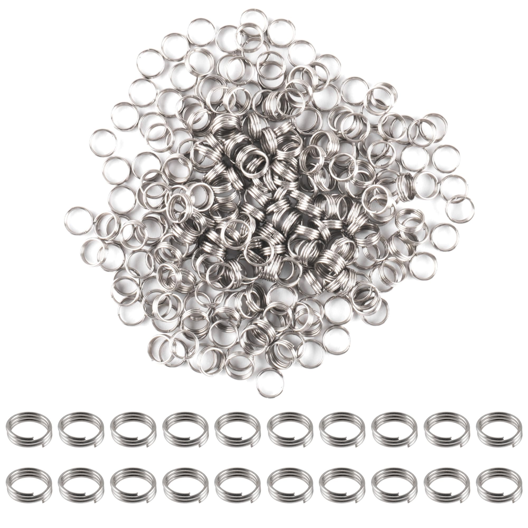 CyeeLifeSpring O Rings,200pcs Metal Rings for Dart Nylon Shafts,Dart Accessories