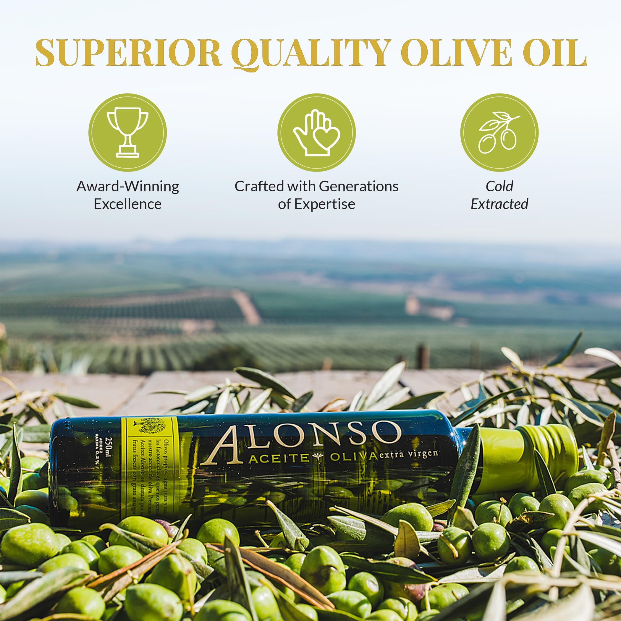 Amazon.com: Alonso Extra Virgin Olive Oil, Chilean, High