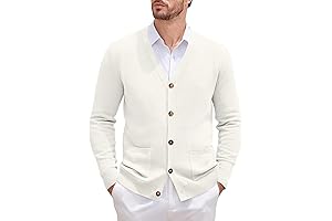 Amazon Essentials Men's Cotton Cardigan Sweater